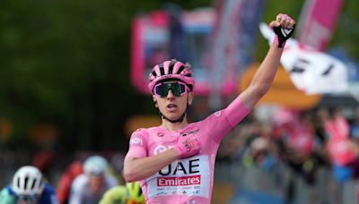 El esloveno Tadej Pogacar, intratable en el Giro de Italia: ganó su tercera etapa y arrasa en la general