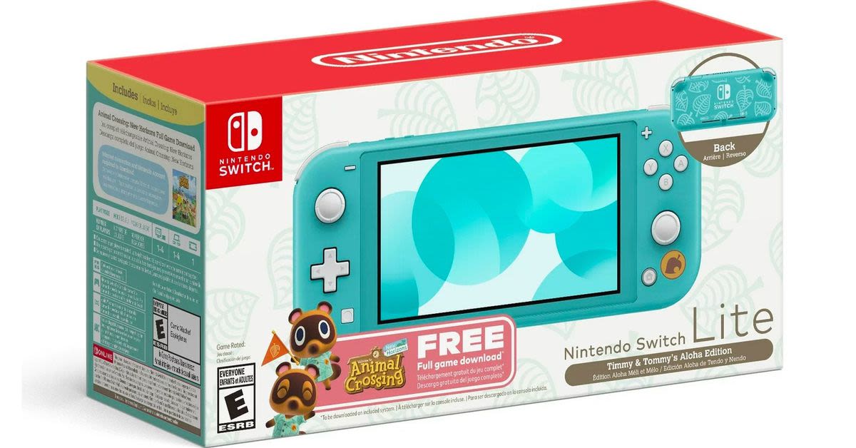 The Animal Crossing-inspired Nintendo Switch Lite is down to its best price yet