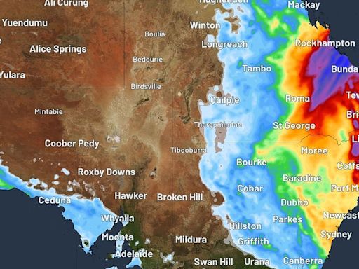 Rain bomb strikes Australia - here's how long it will last