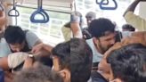 Two Men Exchange Blows Inside Overcrowded Bengaluru Metro, Video Goes Viral