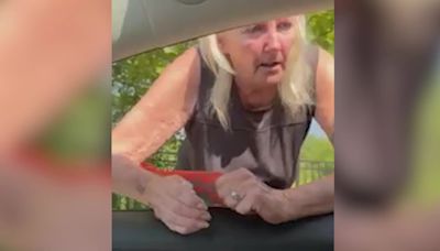 ‘What are you, chicken?’ Road rage slap video nets charge