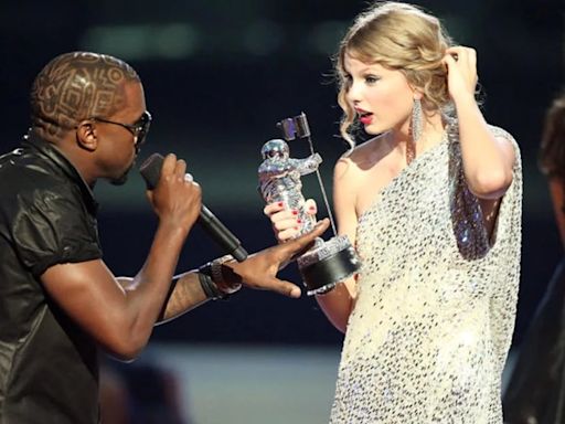 A 15 años del polémico incidente entre Kanye West y Taylor Swift en los MTV VMA’s