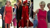 Kate Middleton Hints to Princess Diana’s Red Catherine Walker Dress Featured in ‘The Crown’