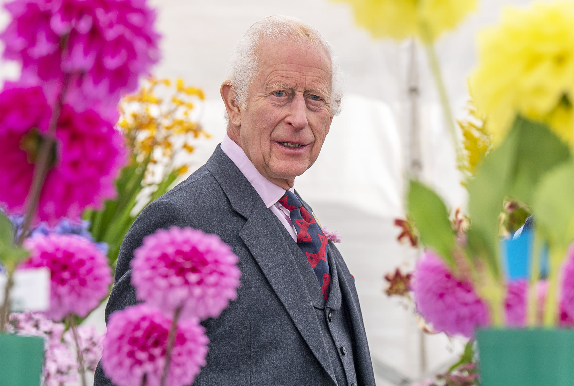 King Charles III Is All Smiles at the Royal Horticultural Society Aberdeen’s 200th Summer Flower Show