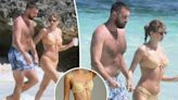 Taylor Swift’s perfect yellow bikini from her Bahamas trip with Travis Kelce is somehow still in stock