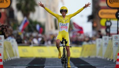 Slovenia’s Tadej Pogacar wins Tour de France for third time