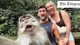 Going ape: Monkey takes ‘selfie’ with British tourists