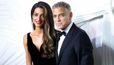 George Clooney can't stop gushing over his wife Amal Clooney, on New York red carpet