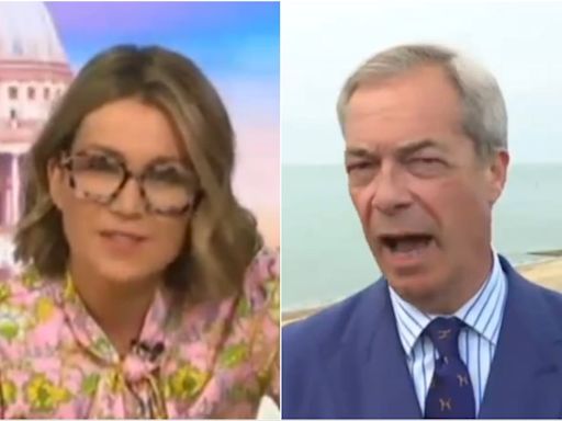 Susanna Reid praised for shutting down frustrated Nigel Farage on GMB