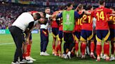 Alvaro Morata injured by SECURITY GUARD while celebrating Spain's win