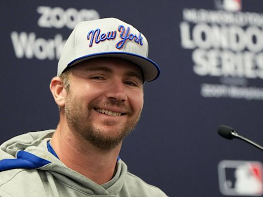 Mets' Pete Alonso asks if he can get Sunday roast in London on a day besides Sunday