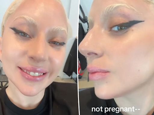 Lady Gaga shuts down pregnancy speculation with video at the gym