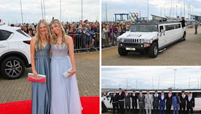 40 Fabulous photos of students arriving at prom night