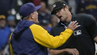 Another disputed call leaves Brewers frustrated again