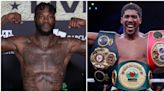Deontay Wilder's trainer claims 'The Bronze Bomber' would fight Anthony Joshua at Wembley