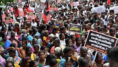 DMK holds protests against Union Budget in central districts