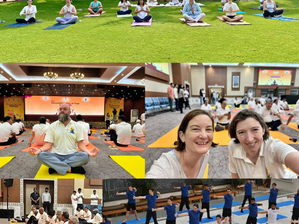 Foreign diplomats hail Yoga as priceless gift from India to entire humanity - The Shillong Times