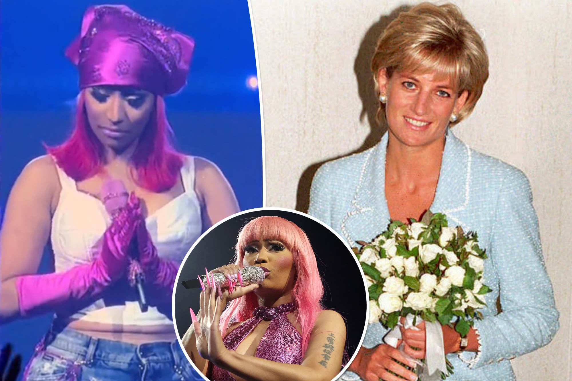 Nicki Minaj mocked over ‘moment of silence’ for ‘dear friend’ Princess Diana at concert — despite being 14 when she died