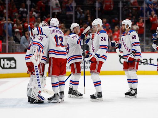 Rangers complete first-round sweep of Capitals