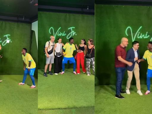 Vinicius Jr HAUNTS People In New York, Poses As Wax Statue in Madame Tussauds