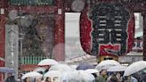 Heavy snow hits Tokyo area, halting trains and grounding more than 100 flights