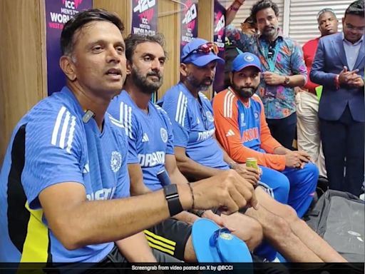 With Special Message For Rohit Sharma, Rahul Dravid's Final Speech As Head Coach. Watch | Cricket News