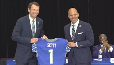 'I think we fit well' | U of M's new Athletic Director Ed Scott talks Big 12, ACC in first press conference