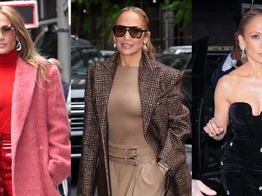 Jennifer Lopez Has a Monochromatic Dressing Tour for Pre-Met Gala Weekend in Prabal Gurung, Michael Kors, Intimissimi and More