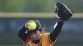 Sophomore Breanna Cahue comes through again for St. Laurence. Her method? ‘I was just trying to throw strikes.’