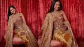 Radhika Merchant Ambani shines in Anamika Khanna and Dolce & Gabbana mixture look for wedding reception
