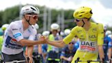 Tadej Pogačar pins favourite tag on second-placed Remco Evenepoel for Tour de France stage 7 time trial