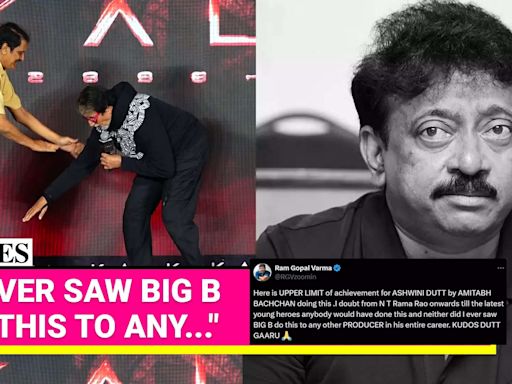 Ram Gopal Varma's Candid Response to Amitabh Bachchan's Gesture on 'Kalki 2898 AD' Sets Social Media Abuzz! - Times of India Videos