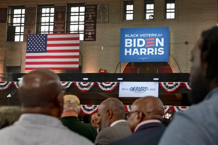 President Joe Biden is in Philadelphia to make a fresh appeal to Black voters