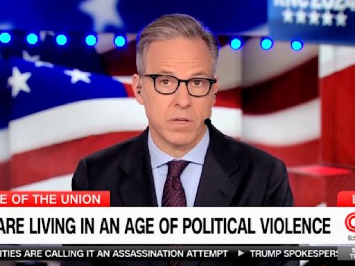 Jake Tapper’s Voice Cracks as He Talks About Trump Assassination Attempt