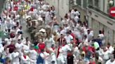 Resumen y vídeo completo del séptimo encierro de San Fermín 2024: un recorrido rápido y peligroso lleno de caídas
