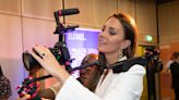 Kate takes a turn behind the camera as she visits creative projects