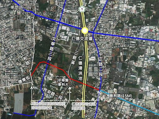 國道1台南仁德交流道數十年雍塞有解 闢勝利路分擔車流