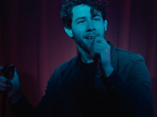 Nick Jonas Sings ‘I Melt With You’ at a Karaoke Bar in ‘The Good Half’