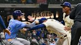 Benches clear during Brewers-Rays game, fight breaks out, punches thrown between Abner Uribe, Jose Siri