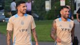 Leandro Paredes llegó con Lionel Messi al estadio para el amistoso de la Selección argentina pero su celular mostró algo especial