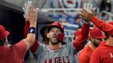 Ward homers, Schanuel extends on-base streak in Angels' 10-2 victory over winless Marlins