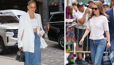 Jennifer Lopez Practically Lives in the Flattering Denim Trend Natalie Portman Just Wore