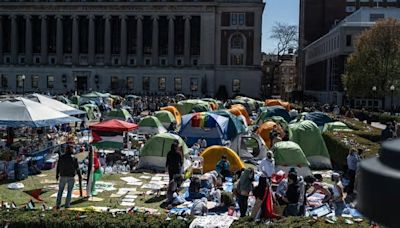 En la Universidad de Columbia extienden dos días el plazo limite para desmantelar el campamento propalestino