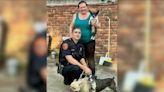 Suffolk County officer climbs through window to rescue 3 dogs from burning home