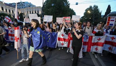 US suspends $95M aid to Georgia as protests against foreign agent law dampen Tbilisi's EU bid