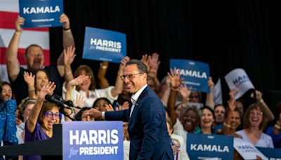 Gov. Josh Shapiro comes home for Pa. rally for Kamala Harris in Ambler. Is he VP pick?