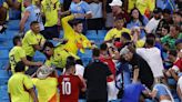 Serios incidentes tras la eliminación de Uruguay de la Copa América: Darwin Núñez se peleó con hinchas colombianos en la tribuna
