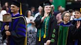 Hundreds of UW-Parkside graduates celebrate during commencement ceremonies Saturday