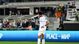 Atalanta-OM: les larmes d’Aubameyang au coup de sifflet final