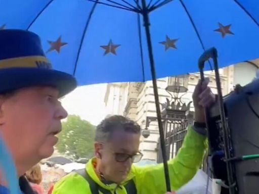 Brexit hater humiliated as speakers blow while he sabotages PM's election speech